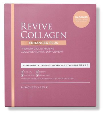 REVIVE COLLAGEN ENHANCED PLUS, 10,000MG, 14 X 22G SACHETS Vitamins, Minerals & Supplements Boots   