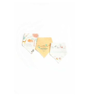 Mothercare Animal Kingdom Dribbler Bibs - 3 Pack Baby Accessories & Cleaning Boots   