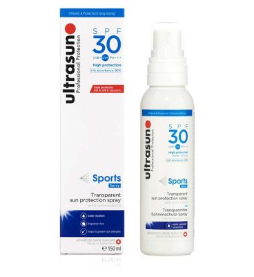 Ultrasun Sports Spray 30spf sun protection 150ml Suncare & Travel Boots   