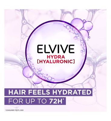 L'Oreal Paris Elvive Hydra Hyaluronic Shampoo with Hyaluronic Acid for Dry Hair 250ml Haircare & Styling Boots   