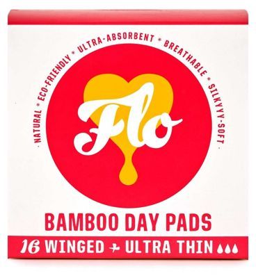 FLO Bamboo Day Pads (16 pads) Women's Toiletries Boots   