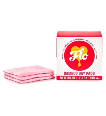 FLO Bamboo Day Pads (16 pads) Women's Toiletries Boots   