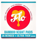 FLO Bamboo Night Pads (14 pads) Women's Toiletries Boots   