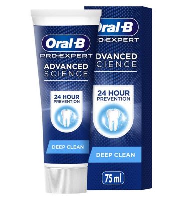 Oral-B ProExpert Advanced Science Deep Clean Toothpaste 75ml Dental Boots   