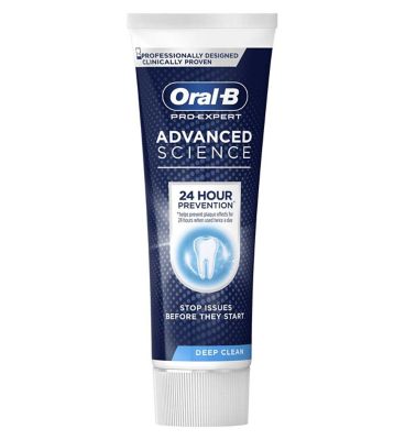 Oral-B ProExpert Advanced Science Deep Clean Toothpaste 75ml Dental Boots   