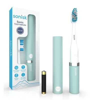 Sonisk Pulse Battery Powered Toothbrush - Teal Dental Boots   