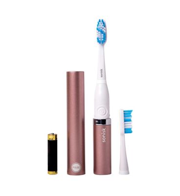 Sonisk Pulse Battery Powered Toothbrush - Rose Gold Dental Boots   