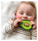 Nuby Avocado Silicone Wooden Teether Baby Accessories & Cleaning Boots   