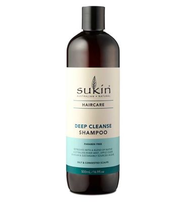 Sukin Deep Cleanse Shampoo 500ml Haircare & Styling Boots   