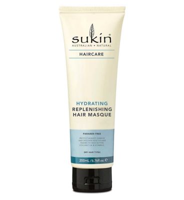 Sukin Hydrating Replenishing Hair Masque 200ml Haircare & Styling Boots   