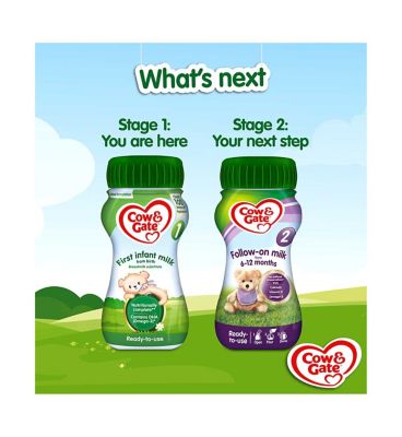 Cow & Gate First Infant Milk 6 x 200ml Toys & Kid's Zone Boots   