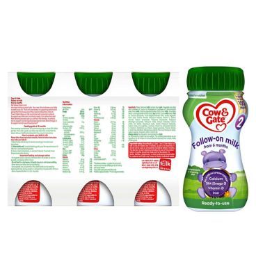 Cow & Gate 2 Follow-On Milk 6 x 200ml Toys & Kid's Zone Boots   