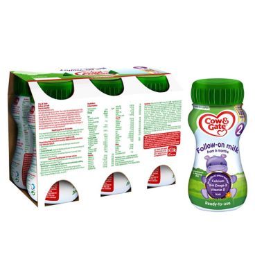 Cow & Gate 2 Follow-On Milk 6 x 200ml Toys & Kid's Zone Boots   