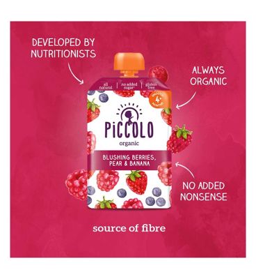 Piccolo Blushing Berries 100g Baby Accessories & Cleaning Boots   