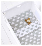 Snuz Twin Pack Fitted Crib Sheets - Cloud GOODS Boots   