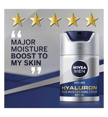 NIVEA MEN Hyaluron Anti-Age Bundle Set Men's Toiletries Boots   