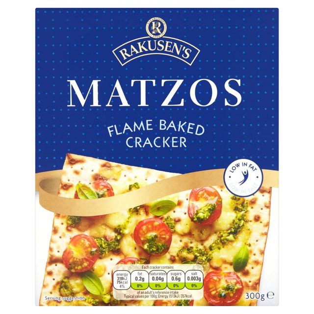 Rakusen's Yorkshire Matzo Flamed Baked Crackers   300g