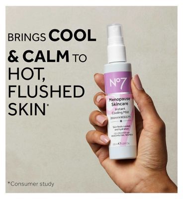 No7 Menopause Skincare Instant Cooling Mist 100ml Beauty & Personal Care Boots   