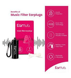 EarHub Music Filter Earplugs 1 Pair First Aid Boots   