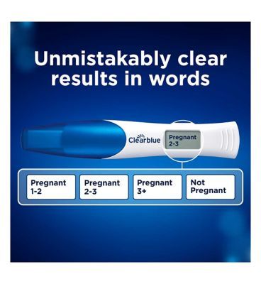 Clearblue Digital Pregnancy Test Combo Pack 3 Tests Mums Boots   