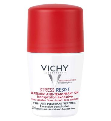 Vichy 72HR Stress Resist Roll-On Anti-Perspirant for sensitive skin 50ml Deodorants Boots   