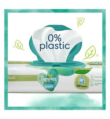 Pampers Harmonie Aqua Baby Wipes Plastic Free 48s Toys & Kid's Zone Boots   