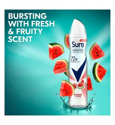 Sure Uplifting & Fresh Nonstop Protection Anti-perspirant Deodorant Aerosol 250 ml Deodorants Boots   