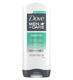 Dove Men+Care Sensitive Hair + Face + Body Wash 400ml Men's Toiletries Boots   