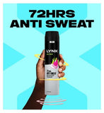 Lynx Epic Fresh Grapefruit & Tropical Pineapple Scent Antiperspirant Deodorant for Men 250ml Men's Toiletries Boots   