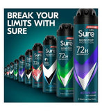 Sure Men Active Dry Nonstop Protection Anti-perspirant Deodorant Aerosol 150 ml GOODS Boots   