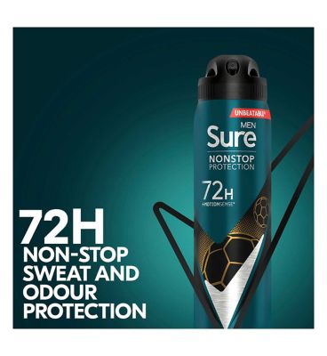 Sure Men Sport Cool Nonstop Protection Anti-perspirant Deodorant Aerosol 250ml GOODS Boots   