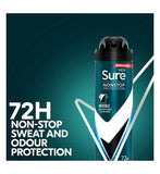 Sure Men Invisible Ice Fresh Nonstop Protection Anti-perspirant Deodorant Aerosol 150 ml Men's Toiletries Boots   