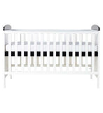 Ickle Bubba Coleby Style Cot Bed and Sprung Mattress - Mono Mountains GOODS Boots   