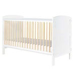 Ickle Bubba Coleby Classic Cot Bed and Sprung Mattress - Scandi White GOODS Boots   