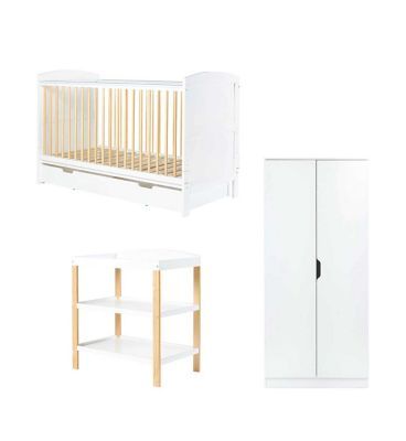 Ickle Bubba Coleby Classic 3 Piece Furniture Set - Scandi White