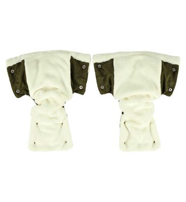 Ickle Bubba Pram Mitts - Khaki Miscellaneous Boots   