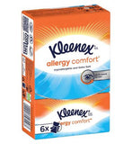 Kleenex Allergy Comfort 6 Packet Tissues 9s