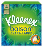 Kleenex Balsam Extra Long Tissues Singles Compact Box 40s Bathroom Boots   