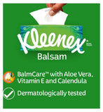 Kleenex Balsam Extra Long Tissues Singles Compact Box 40s Bathroom Boots   