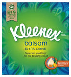 Kleenex Balsam Extra Long Tissues Singles Compact Box 40s Bathroom Boots   