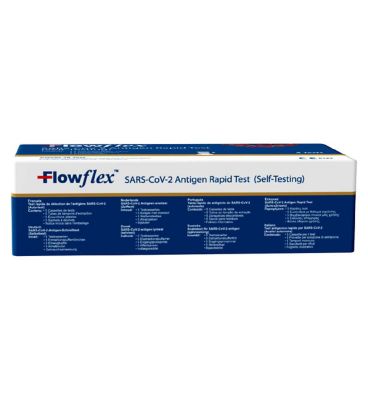 Flowflex Antigen Rapid Test Lateral Flow Self-Testing Kit 5 Tests General Health & Remedies Boots   