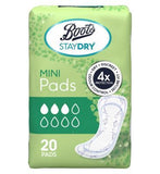 Boots Staydry Mini Pads Health Care Boots   