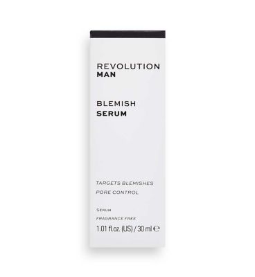 Revolution Man Blemish Serum 30ml Men's Toiletries Boots   