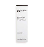 Revolution Man Mattifying Gel Moisturiser 75ml Men's Toiletries Boots   