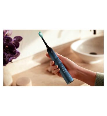 Philips Sonicare DiamondClean 9000 Special Edition Electric Toothbrush with app, Aquamarine, HX9911/88 Dental Boots   