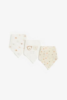 Mothercare Lovable Bear Dribbler Bibs - 3 Pack GOODS Boots   