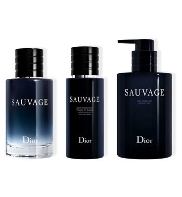 Dior Sauvage Gift Set 60ml EDP  50ml Shower Gel  20ml Moisturiser   Lookincredible