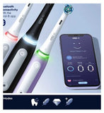 Oral-B iO4 Electric Toothbrushes Black & Lavender - Duo Pack Dental Boots   