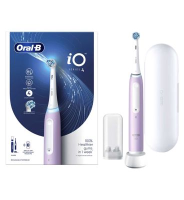 Oral-B IO4 Lavender Electric Toothbrush Designed By Braun