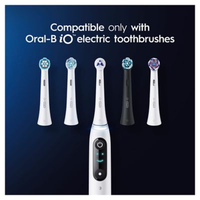 Oral-B iO Specialised Clean Replacement Electric Toothbrush Heads, 2 Pack Dental Boots   